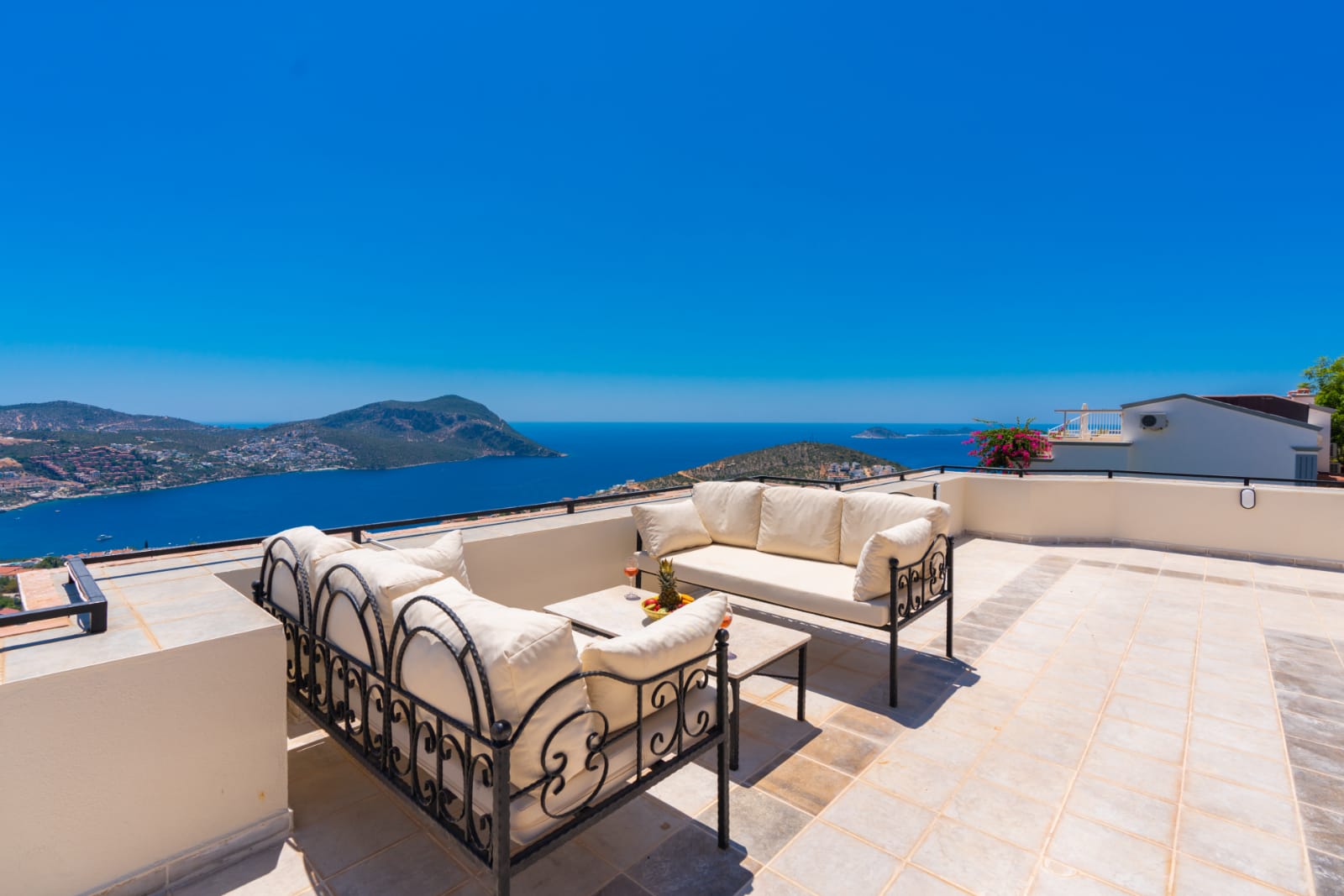 Balcony view from Villa Salice, villa holidays in Kalkan, Turkey