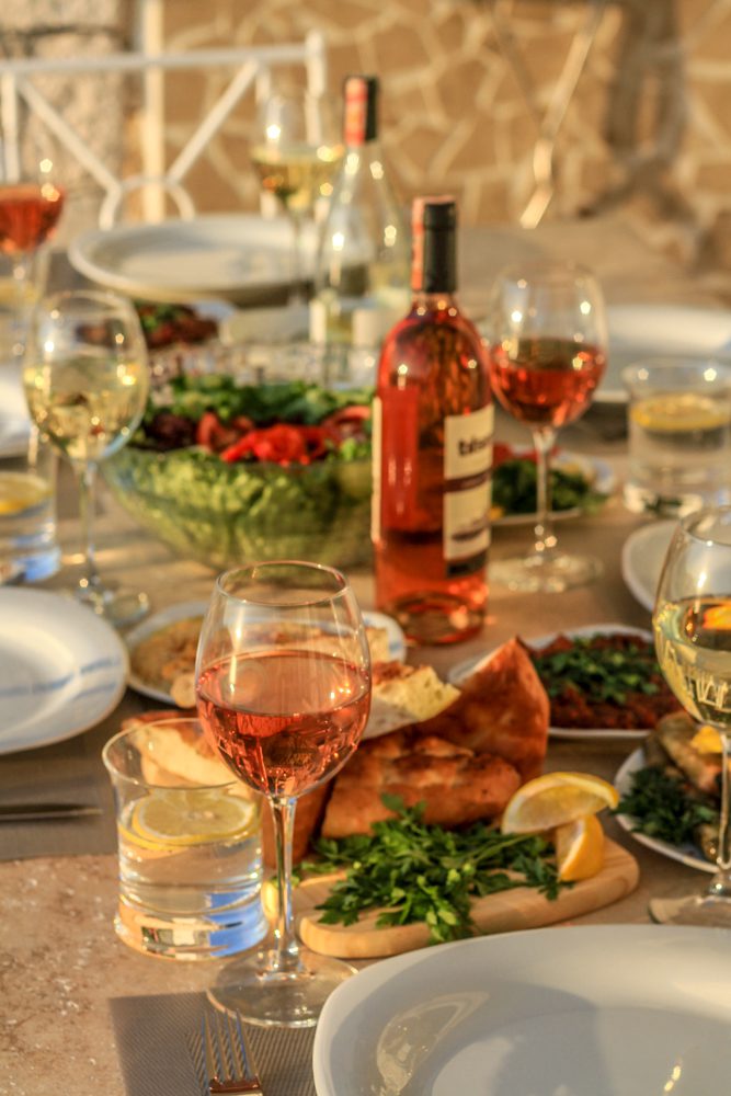 Outdoor dining area at Villa Ketchy, villas to rent in Kalkan, Turkey
