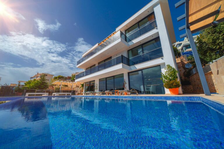 Front view of Villa Ela, holiday villas to rent in Kalkan, Turkey