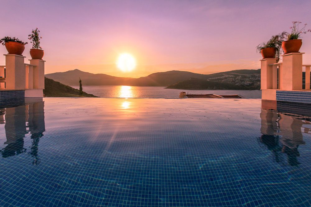 View from Villa Ketchy, villas to rent in Kalkan, Turkey