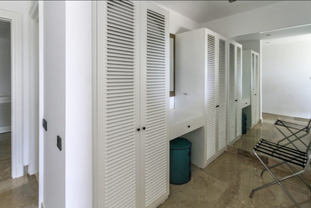 Wardrobe space at Zenato Apartment, villas to rent in Kalkan, Turkey