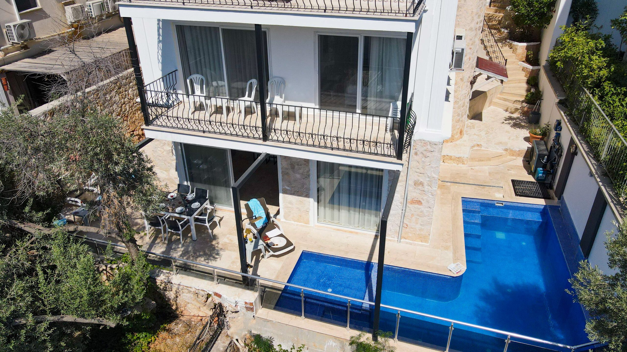 Front view of Villa Happy, villa holiday in Kalkan, Turkey