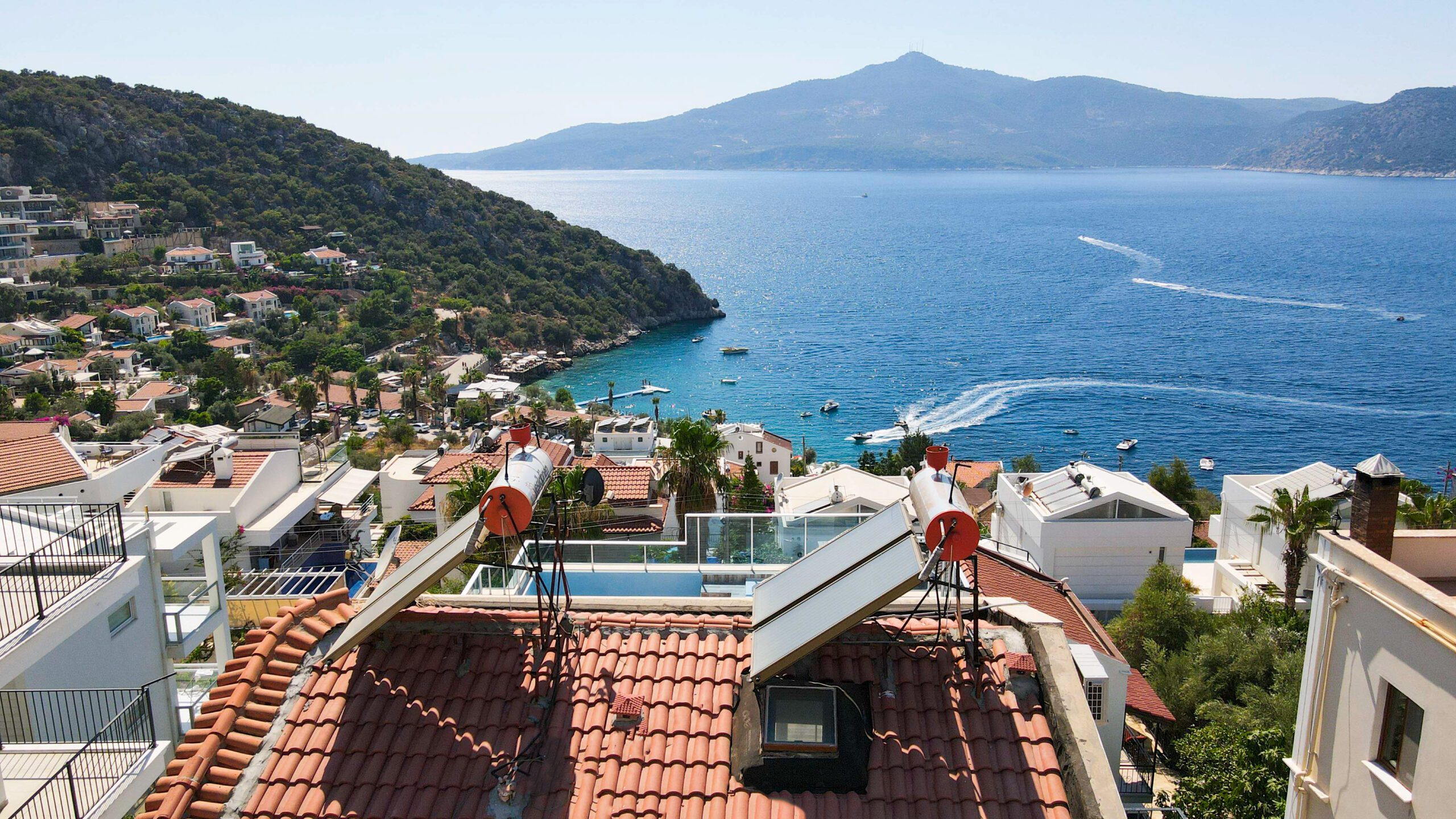 View from Villa Happy, villa holiday in Kalkan, Turkey