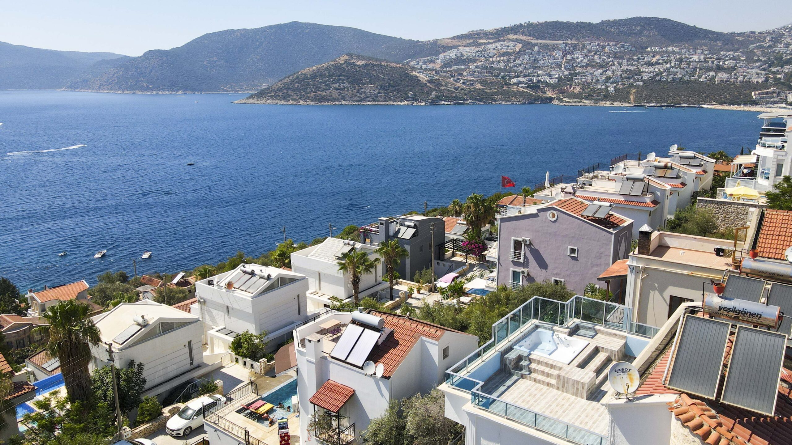 View from Villa Happy, villa holiday in Kalkan, Turkey