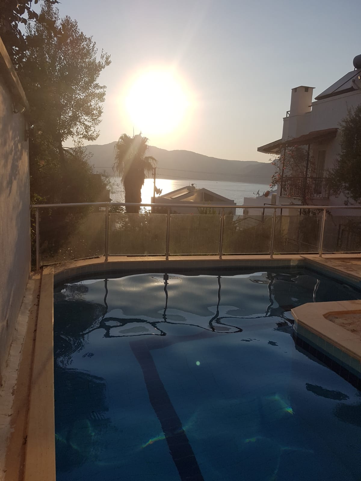 Outdoor pool in Villa Happy, villa holiday in Kalkan, Turkey