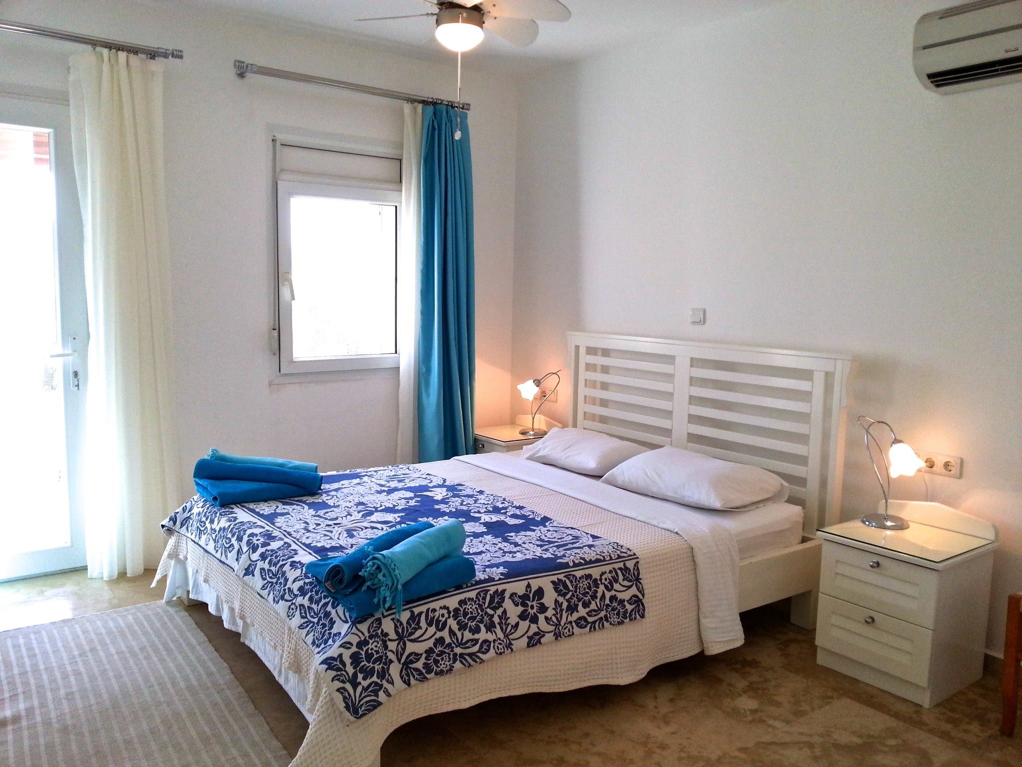 Double bedroom in Villa Amelia, villas to rent in Kalkan, Turkey