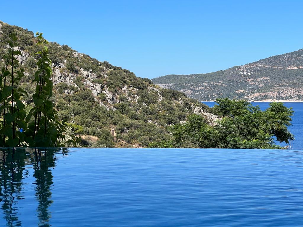 View from Villa Kisla Falls, villas to rent in Kalkan, Turkey