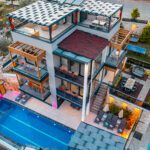 Birdseye view of Villa Tekin, villa holidays in Kalkan, Turkey
