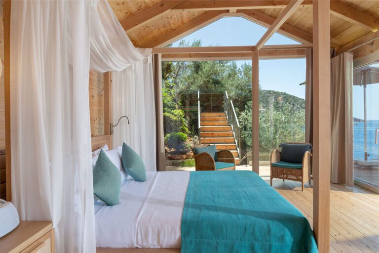 Double bedroom in Beach House, holidays in Kalkan, Turkey