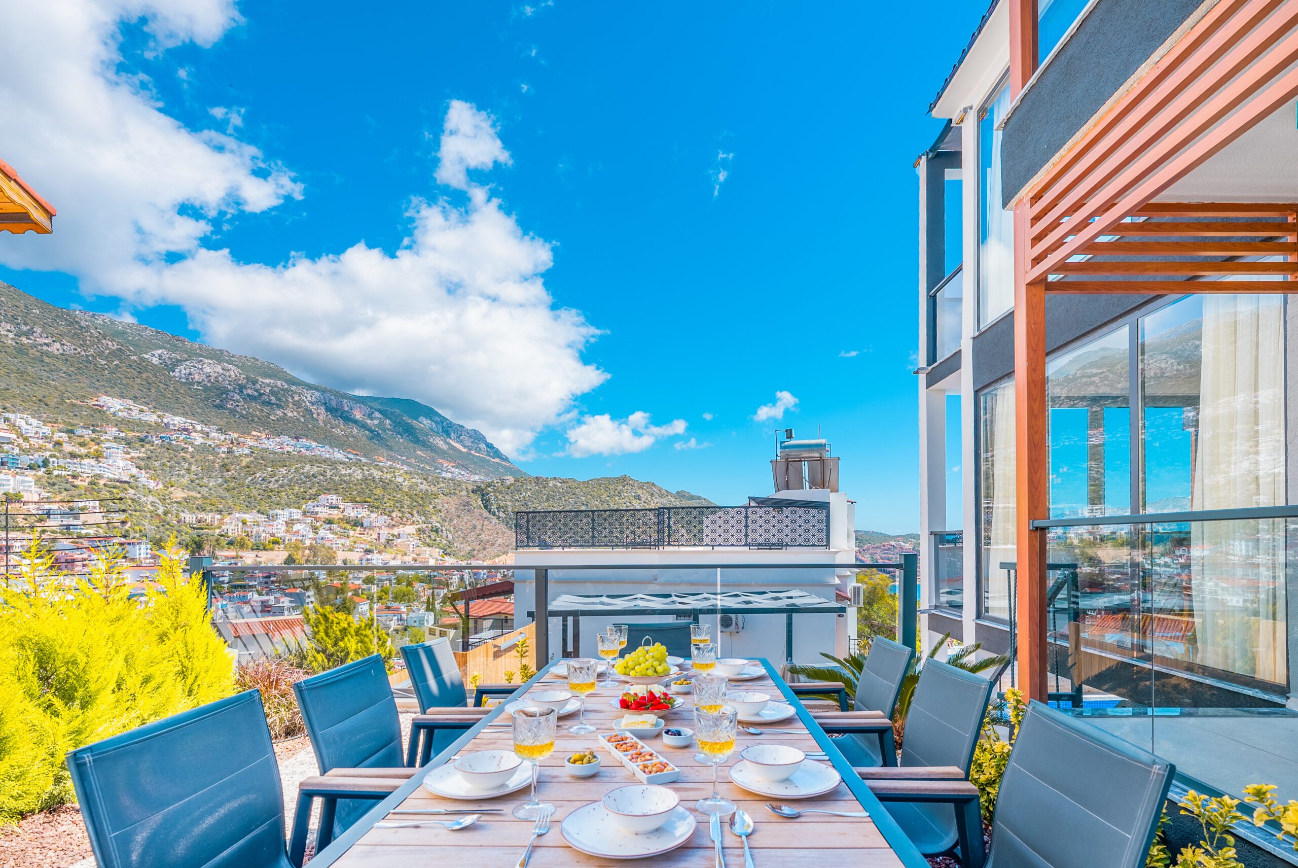 View from Villa Tekin, villa holidays in Kalkan, Turkey
