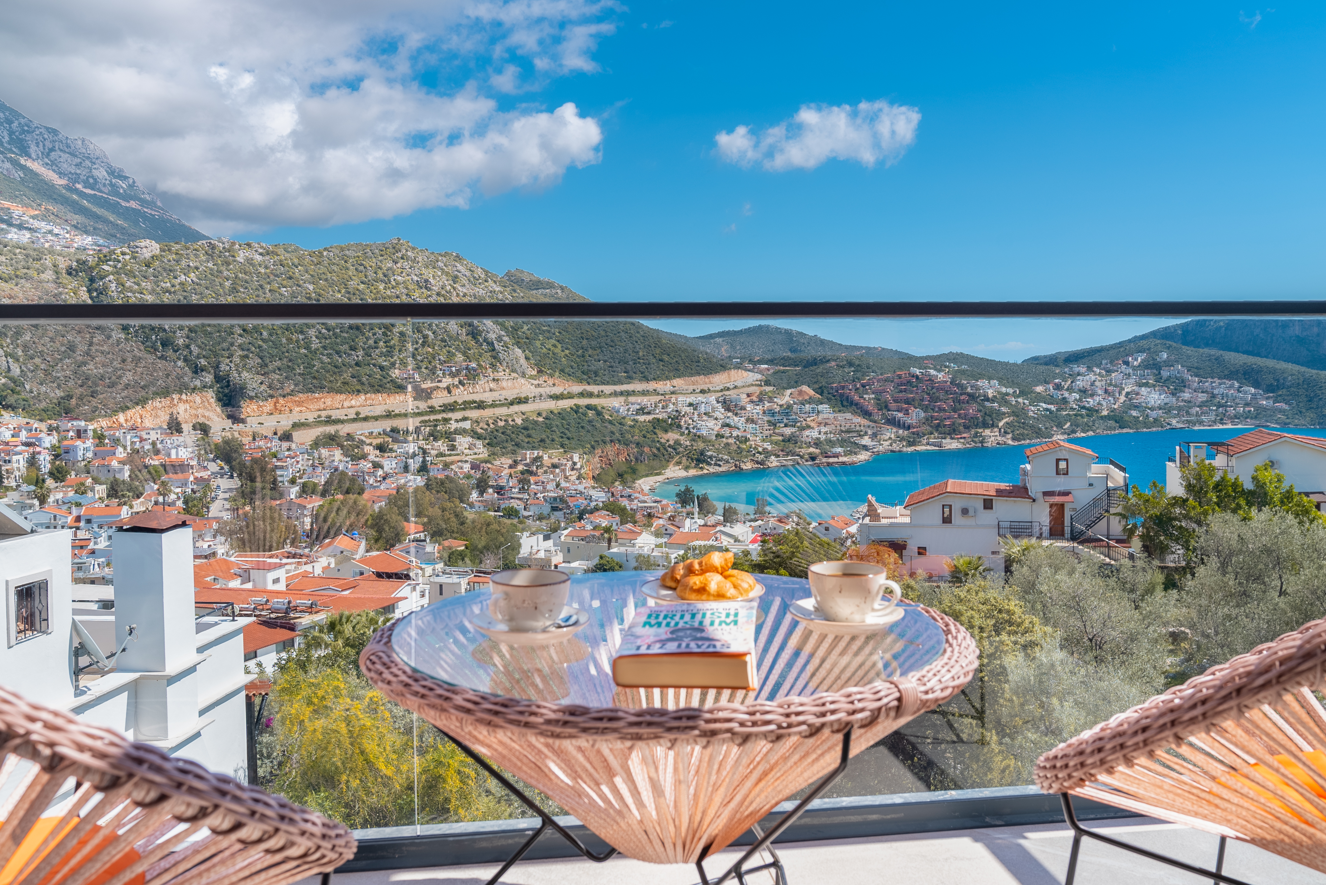 View from Villa Tekin, villa holidays in Kalkan, Turkey