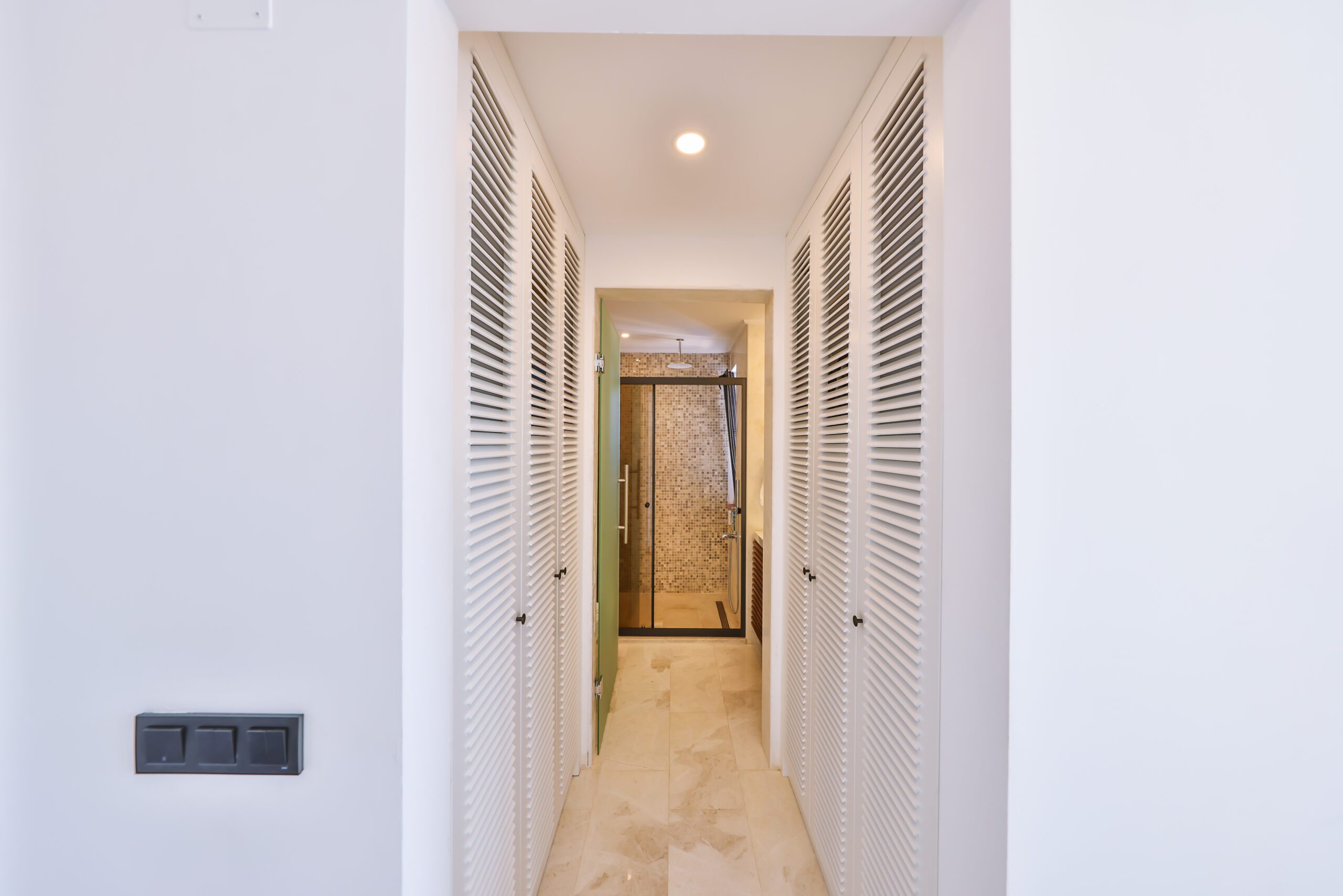 Double bedroom and bathroom in Villa Sura, holiday villas to rent in Kalkan, Turkey