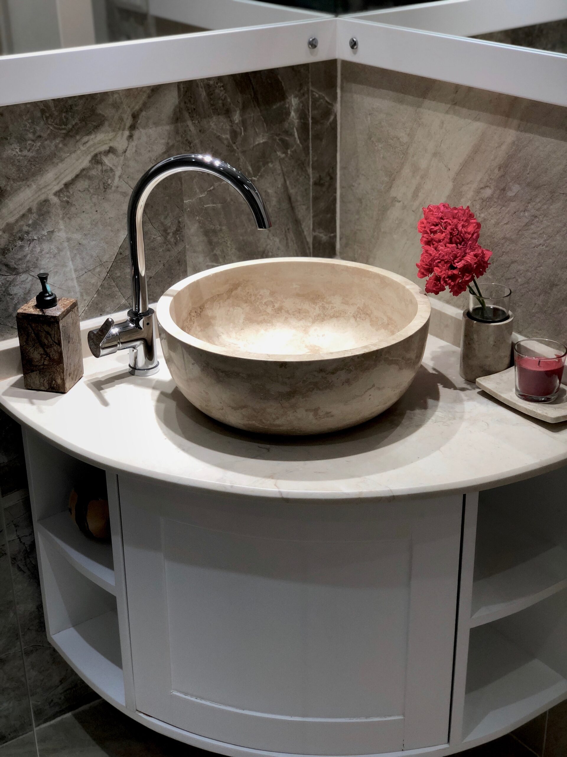 Bathroom in Villa Kirmizi Lale, holiday villas in Kalkan, Turkey