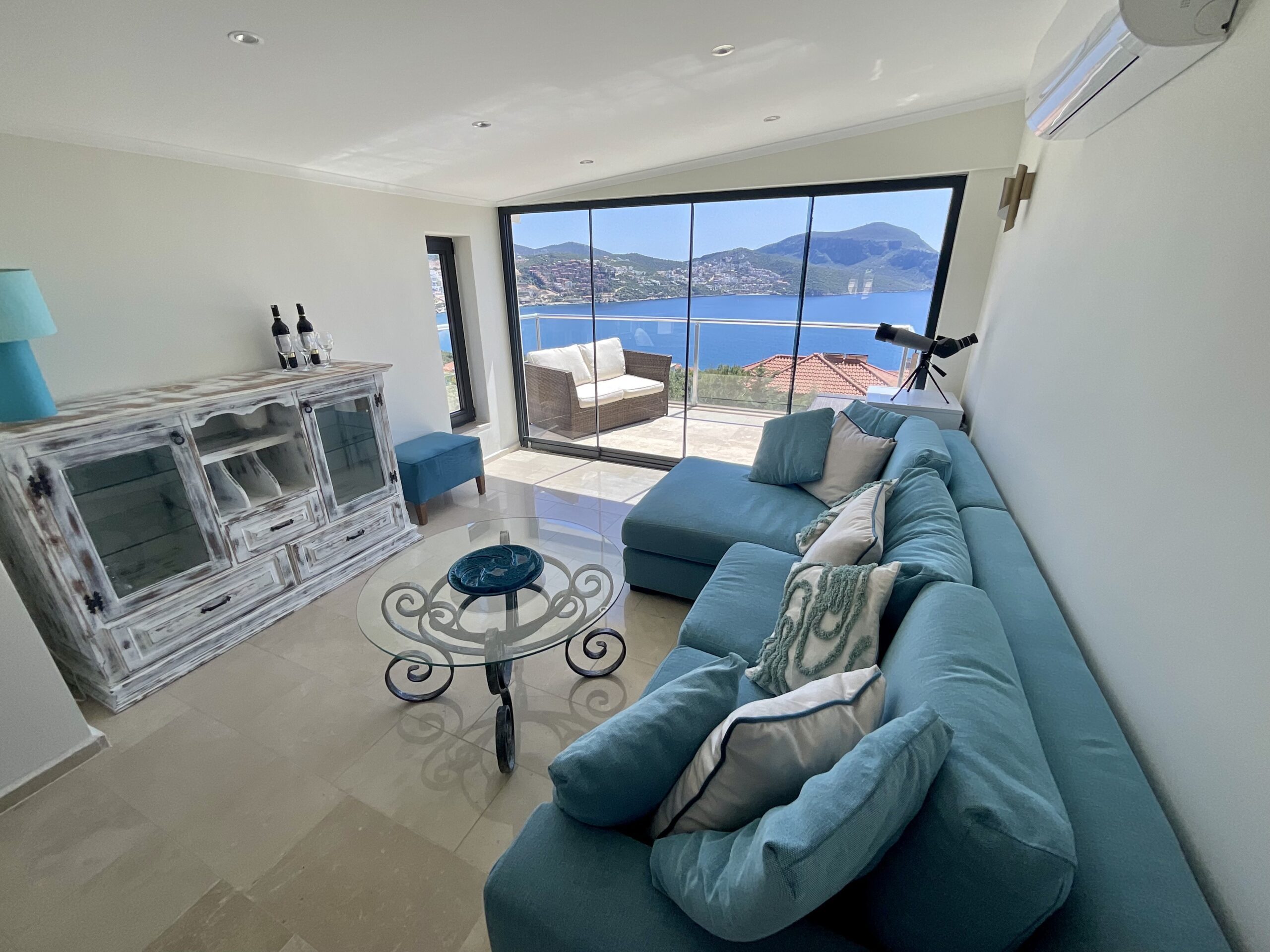 Lounge with garden access in Villa Calypso, villa holidays in Kalkan, Turkey