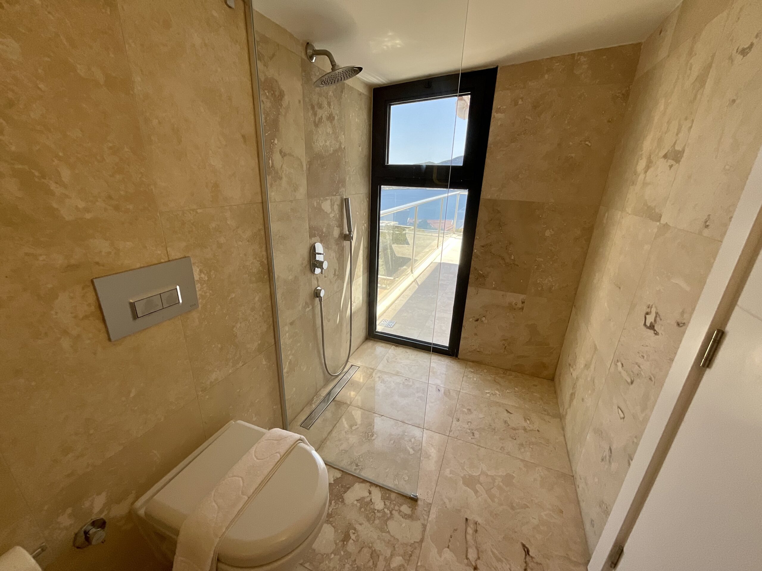 Bathroom in Villa Calypso, villa holidays in Kalkan, Turkey