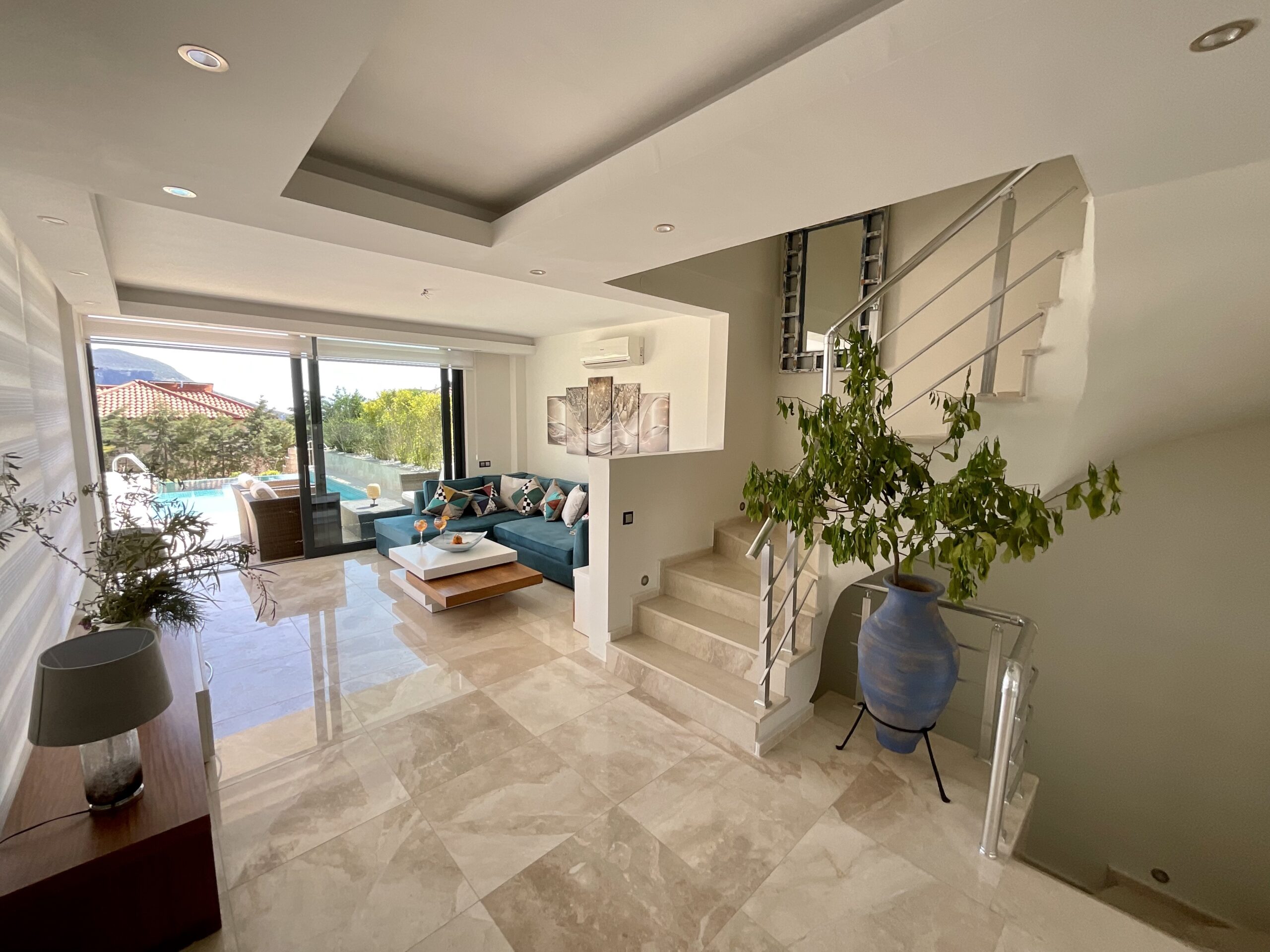 Stairway of Villa Calypso, villa holidays in Kalkan, Turkey