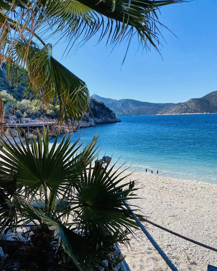 View from Villa Kisla Falls, villas to rent in Kalkan, Turkey