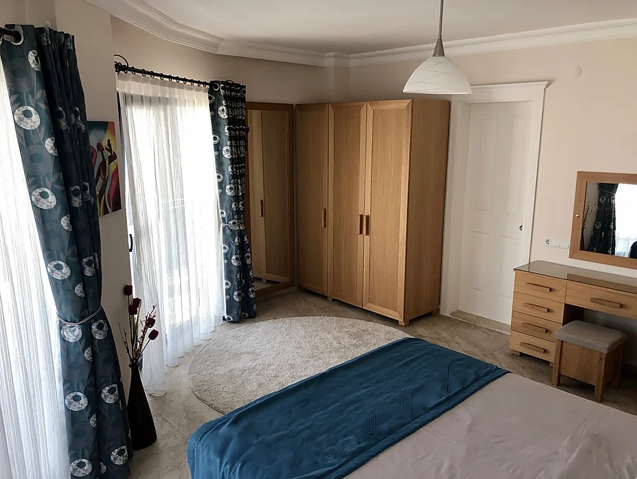 Double bedroom in Villa Kirmizi Lale, holiday villas in Kalkan, Turkey