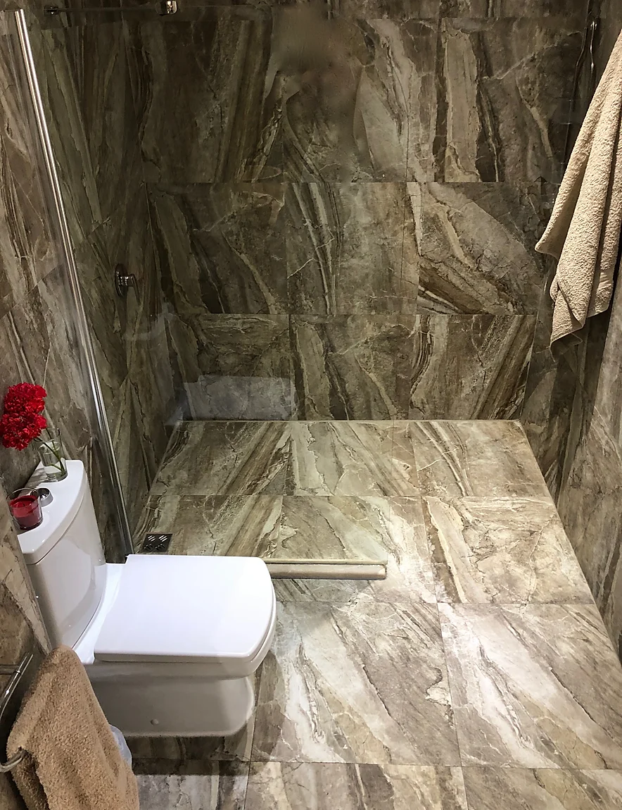 Bathroom in Villa Kirmizi Lale, holiday villas in Kalkan, Turkey