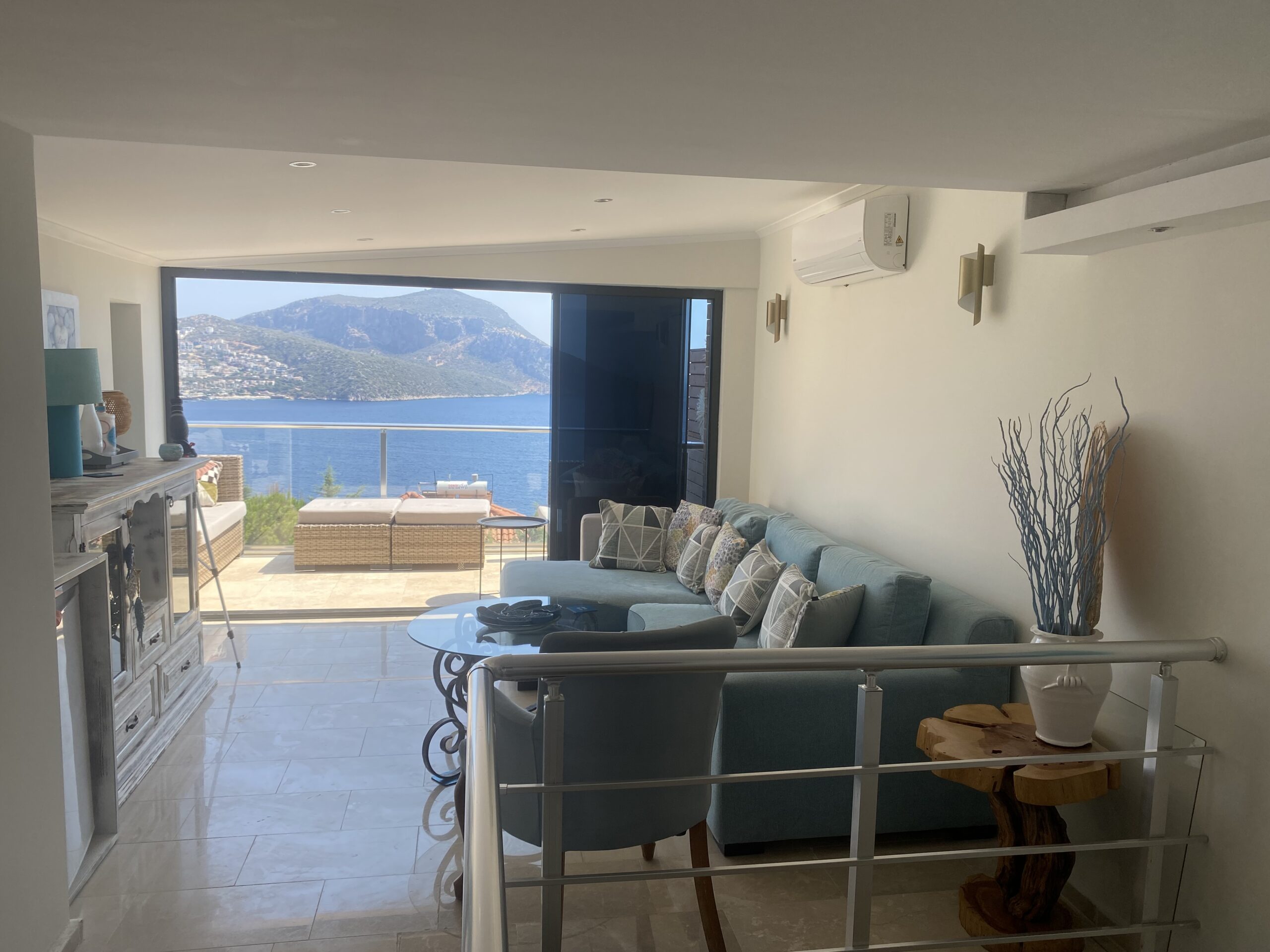 Lounge with garden access in Villa Calypso, villa holidays in Kalkan, Turkey