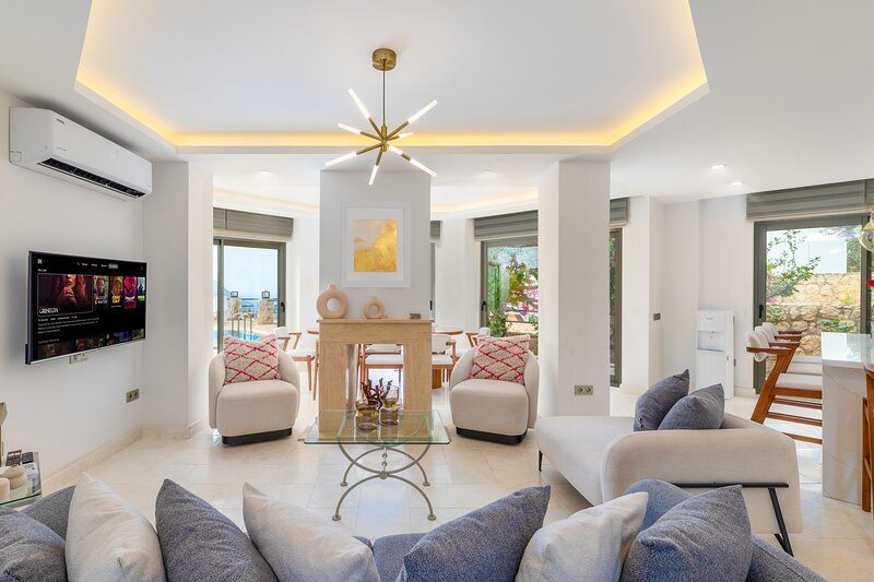 Lounge in Villa Bahce, villas to rent in Kalkan, Turkey