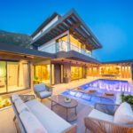 Outdoor pool and sun loungers at Villa Nova, villa holidays in Kalkan, Turkey