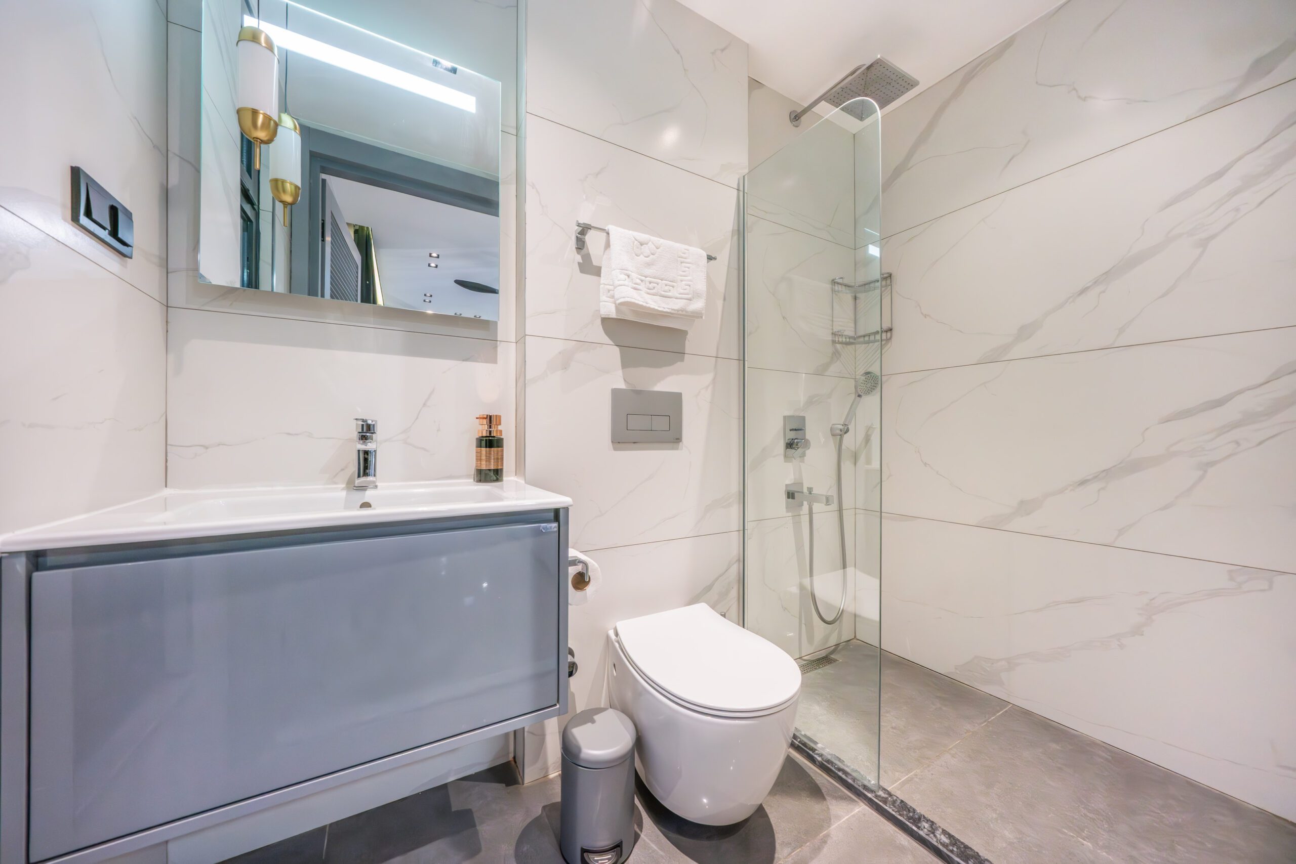 Bathroom in Villa Nova, villa holidays in Kalkan, Turkey