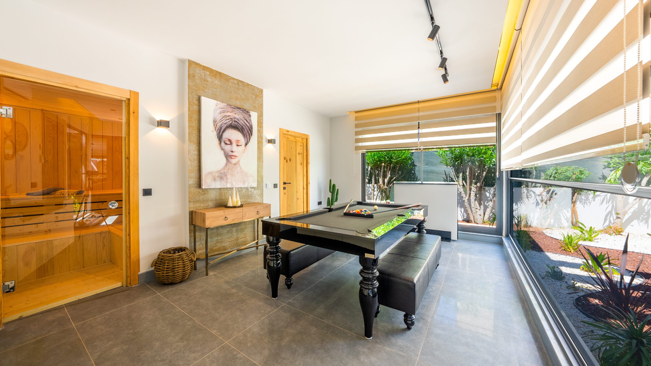 Sauna in Villa Nova, villa holidays in Kalkan, Turkey