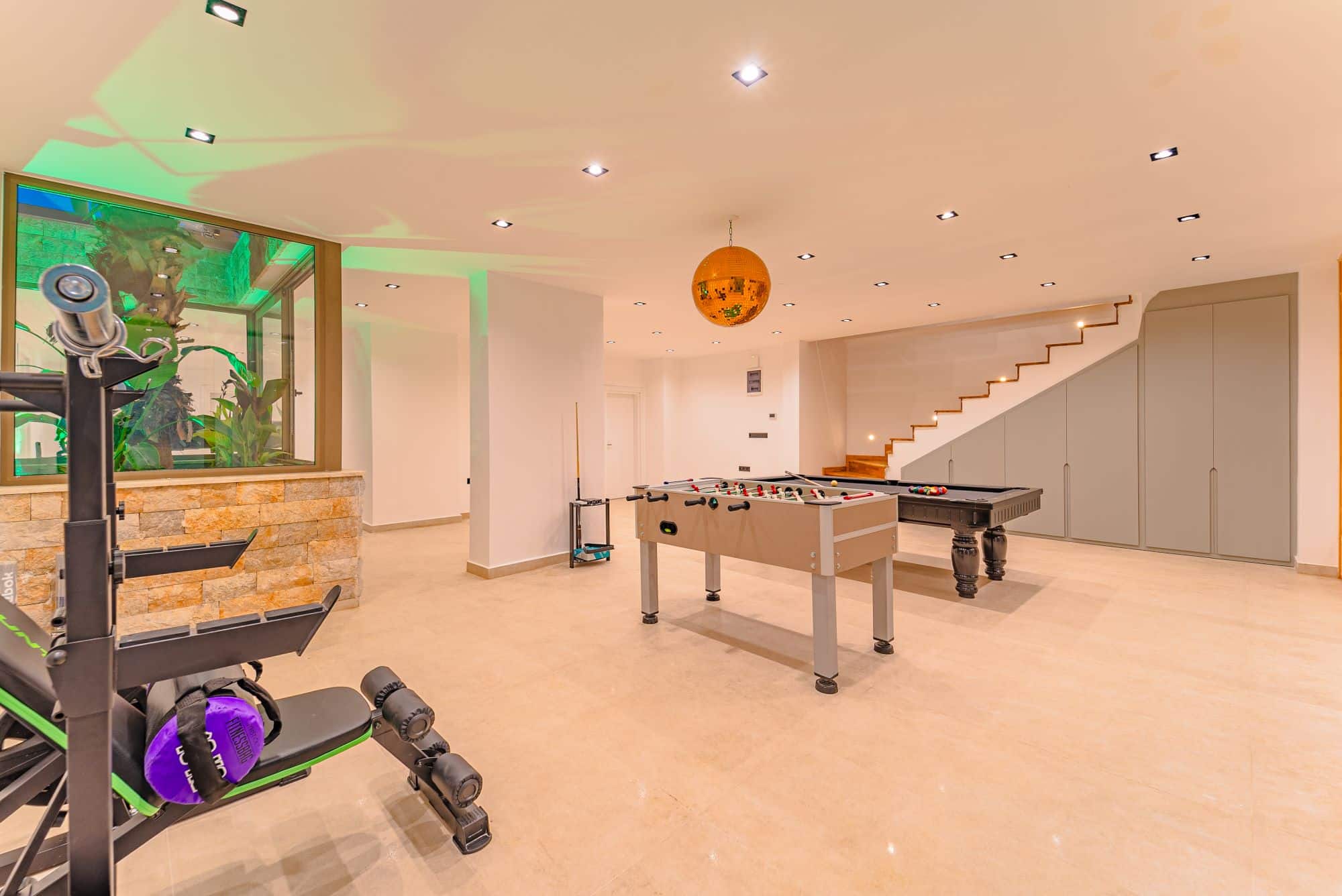 Games room in Villa Nobles Rox, villa holidays in Kalkan, Turkey