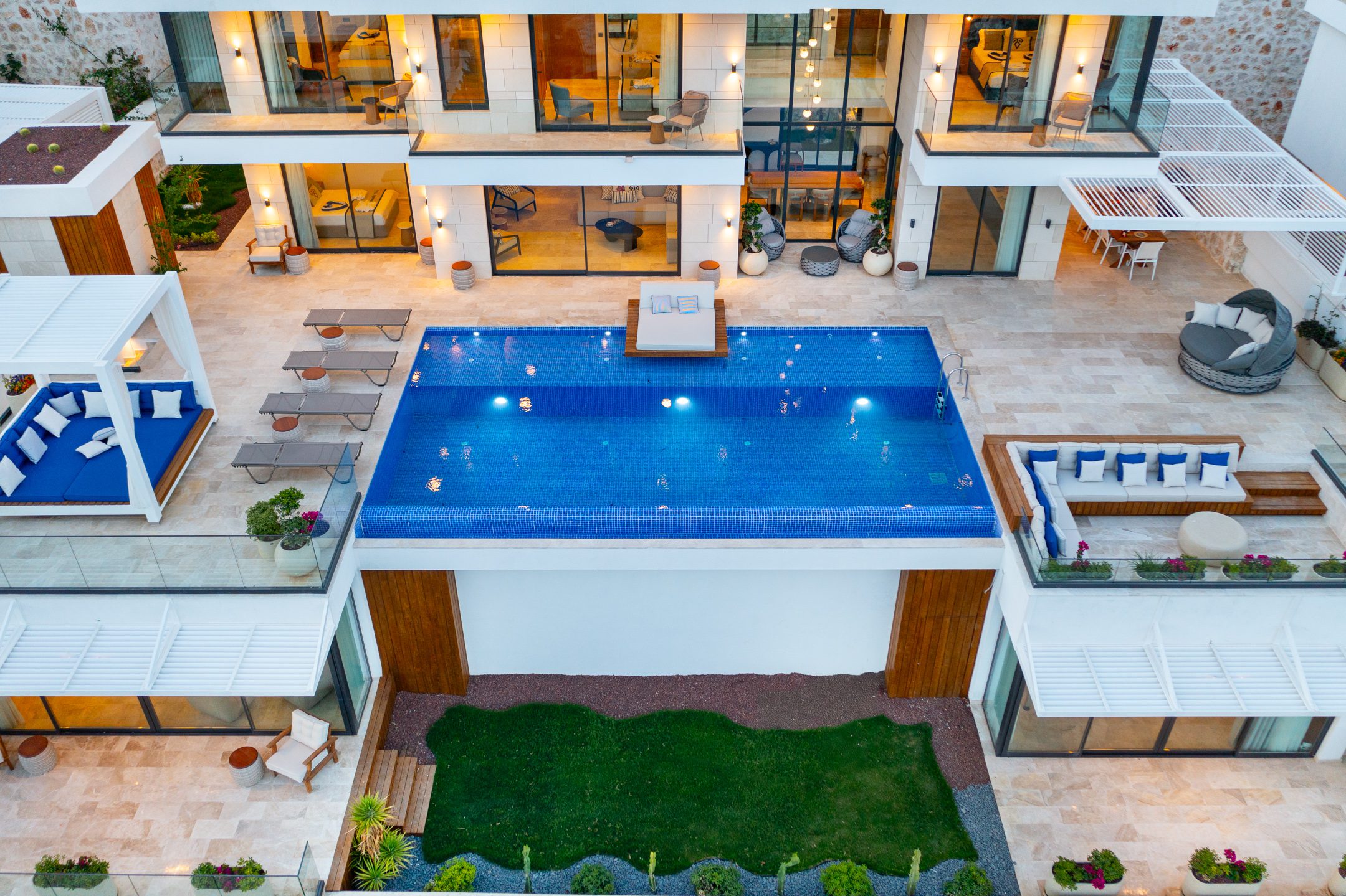 Front view of Villa Anatolia 3, villas to rent in Kalkan, Turkey