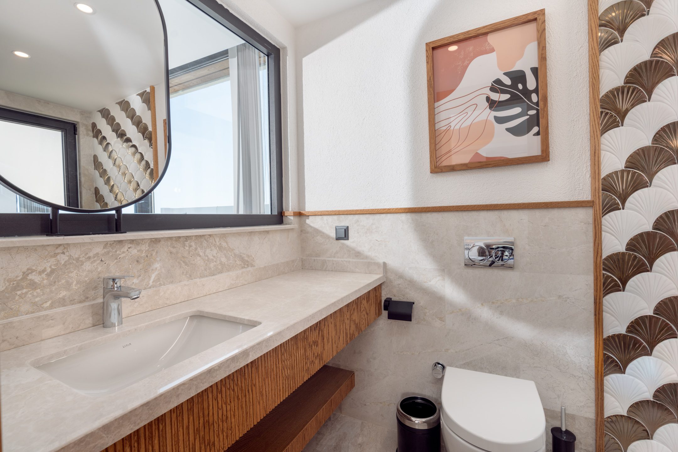 Bathroom in Villa Anatolia 3, villas to rent in Kalkan, Turkey