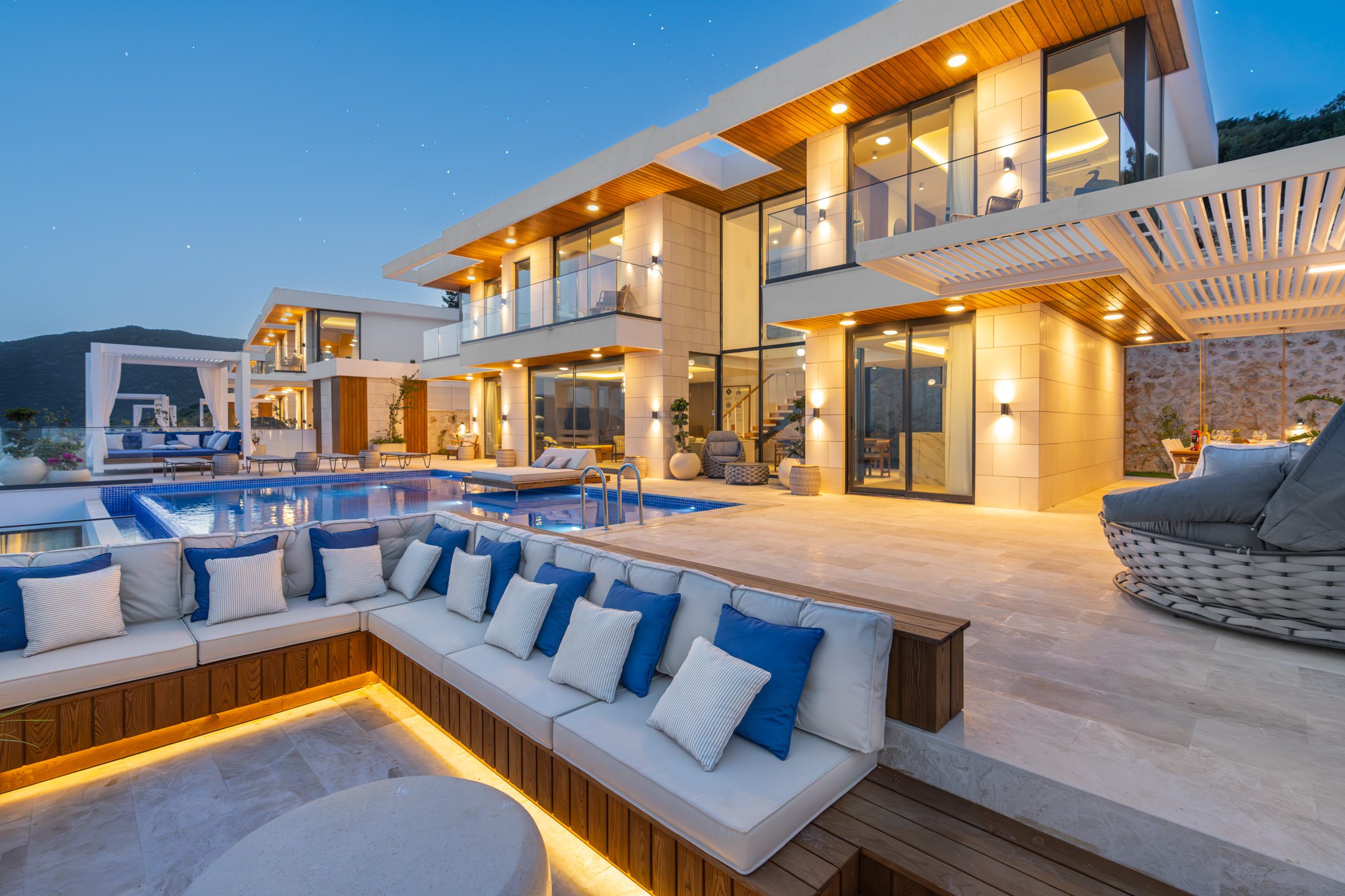 Front view of Villa Anatolia 3, villas to rent in Kalkan, Turkey