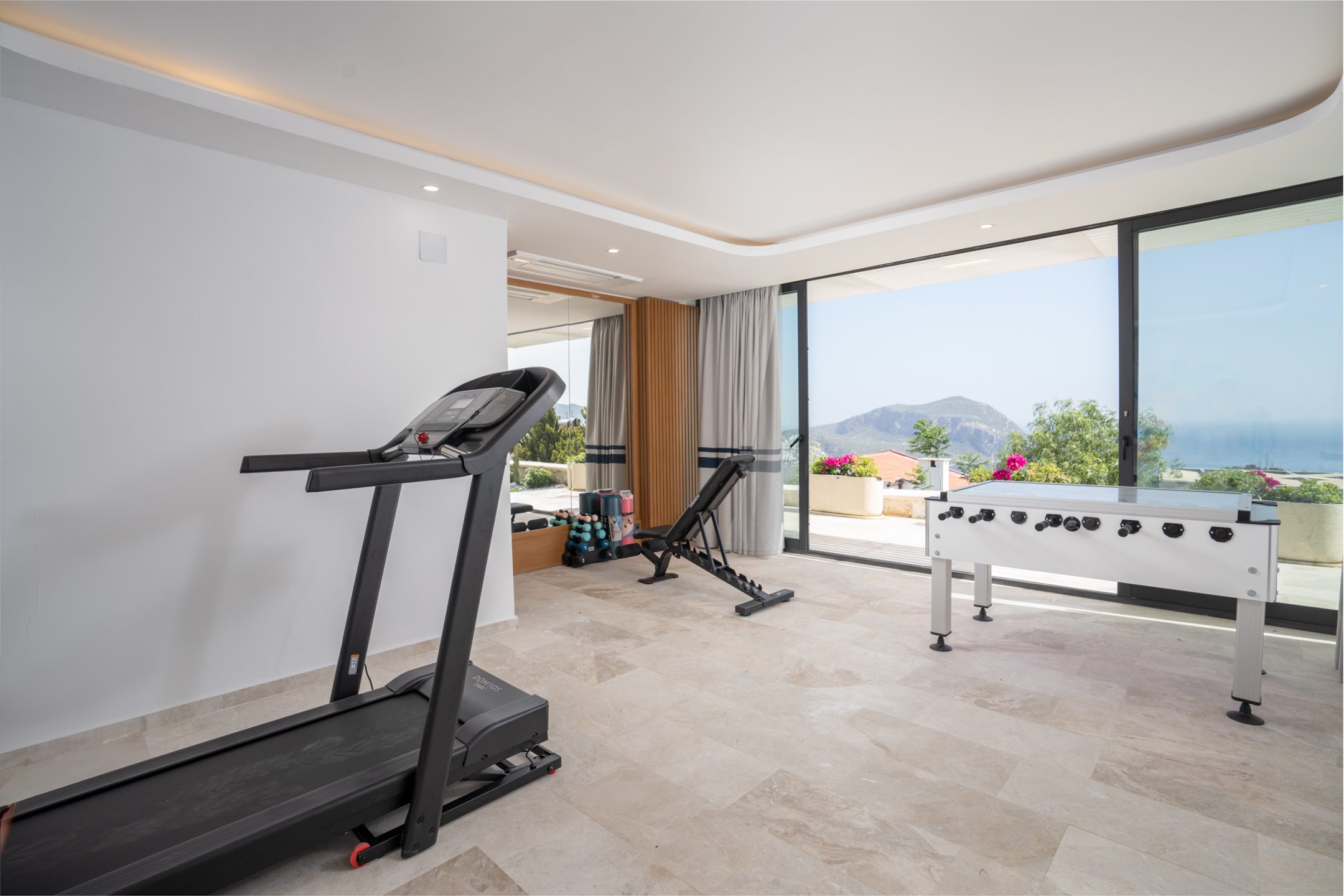 Gym and games room in Villa Anatolia 3, villas to rent in Kalkan, Turkey