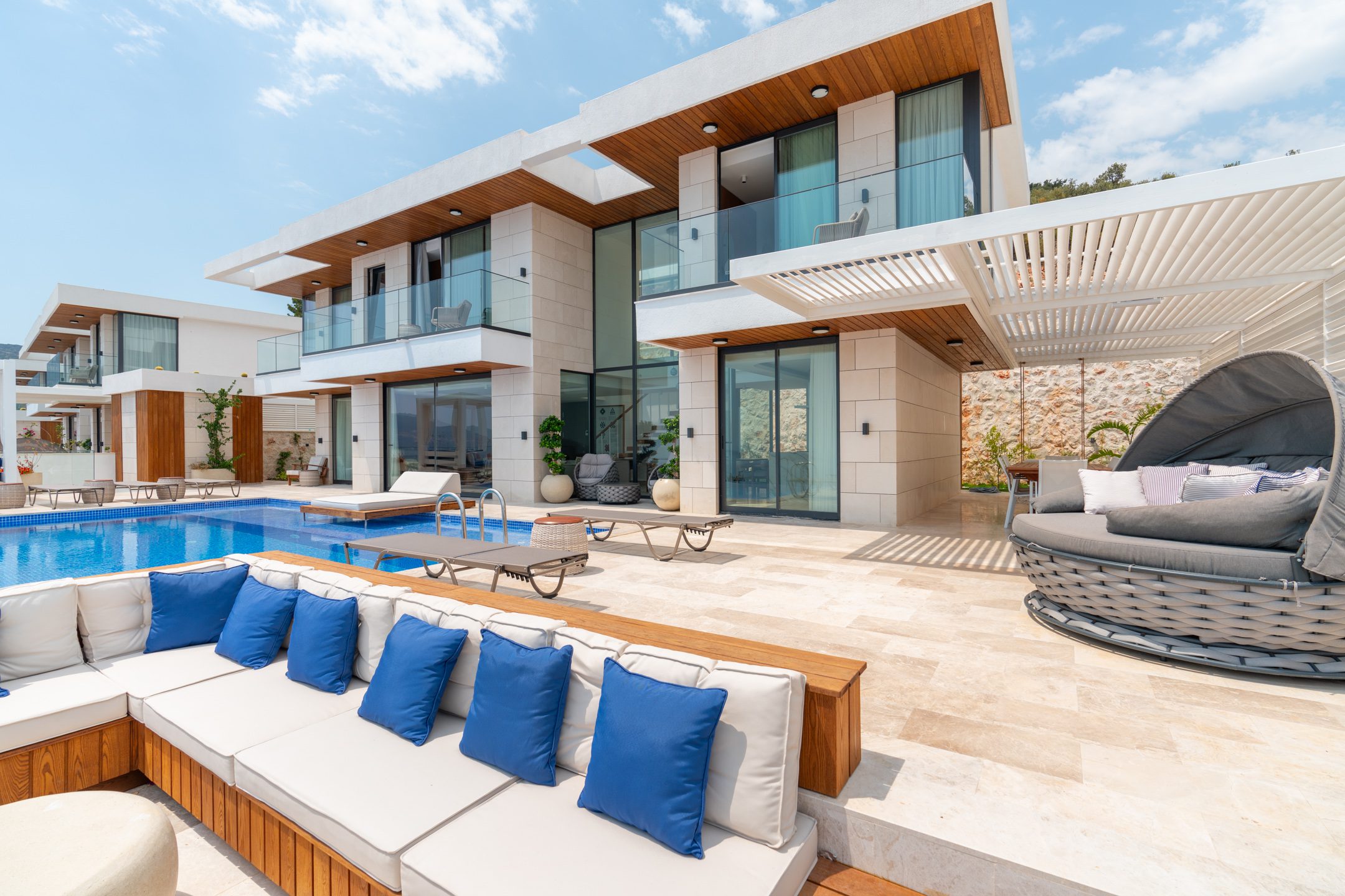 Front view of Villa Anatolia 3, villas to rent in Kalkan, Turkey