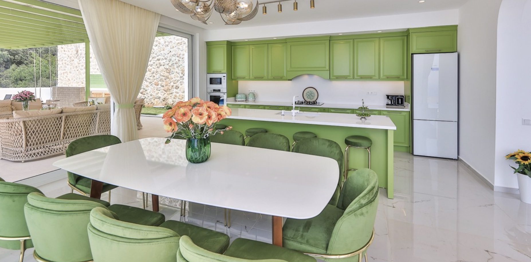 Kitchen in Villa Calikusu, Kalkan, Turkey