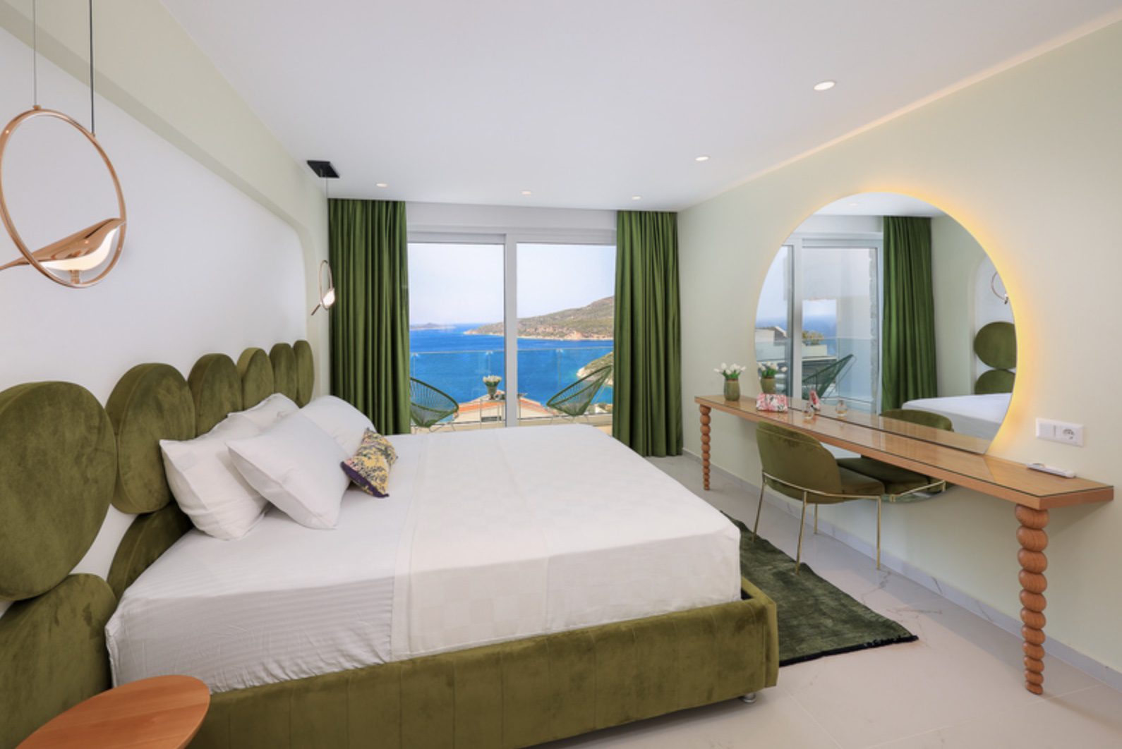 Double bedroom in Villa Calikusu, Kalkan