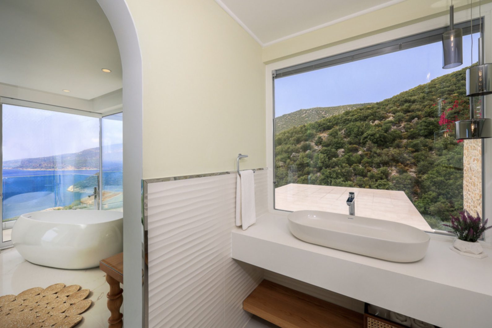 En-suite bathroom in Villa Calikusu, Kalkan villa