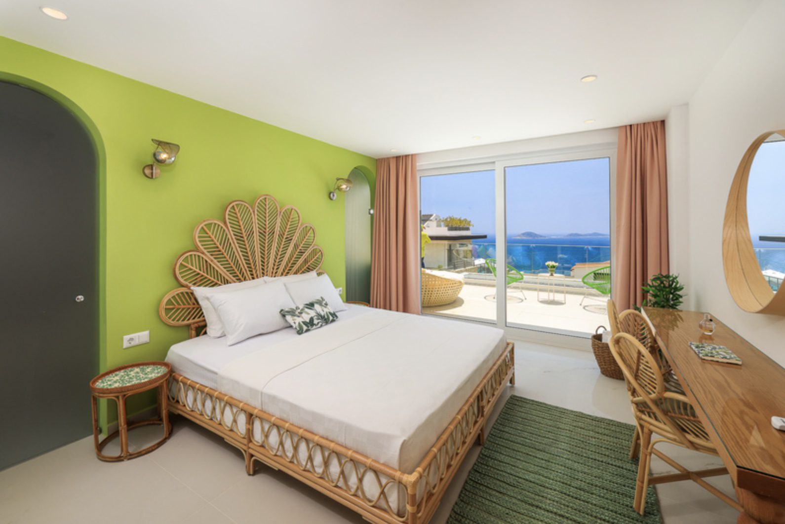 Double bedroom in Villa Calikusu, Kalkan