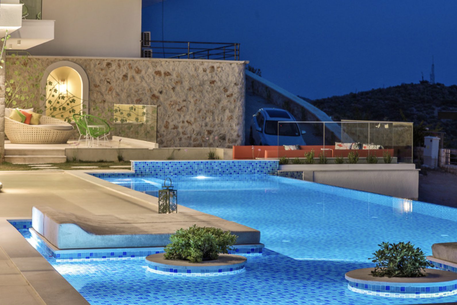 Private infinity pool at Villa Calikusu, Kalkan
