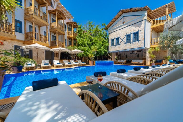 Front of Elixir Hotel Kalkan