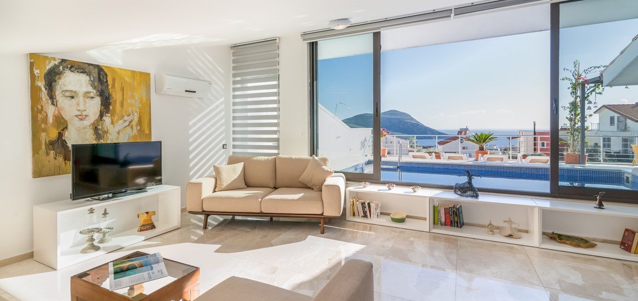 Lounge at Rumi Apartment, Kalkan