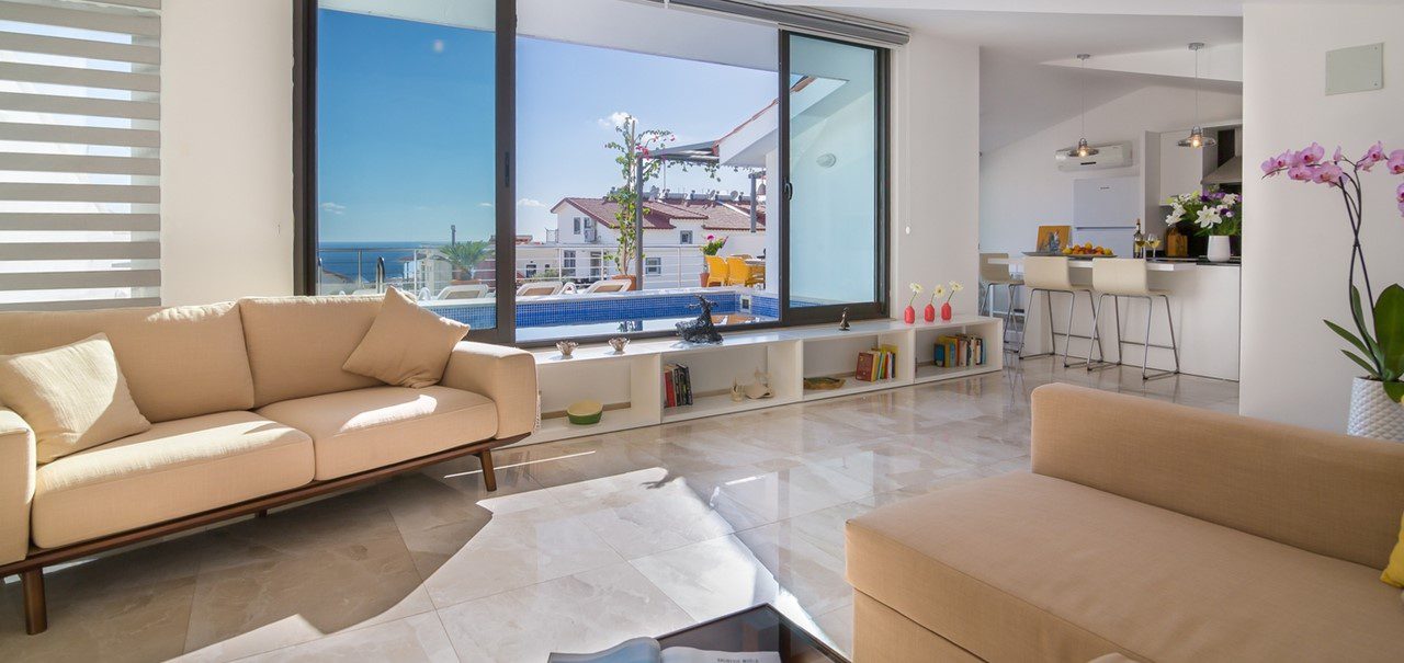 Lounge at Rumi Apartment, Kalkan